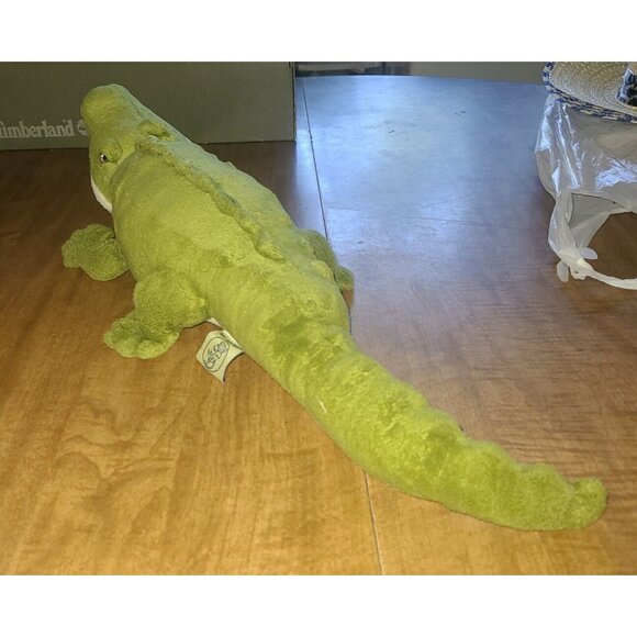 TIGER TALE TOYS Plush ALLIGATOR CROCODILE  2017 VIAHART Green 20" STUFFED TOY - Picture 7 of 10